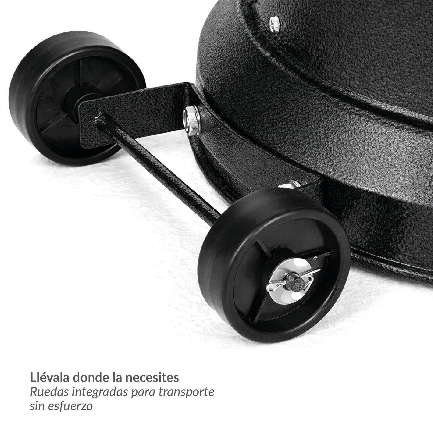 Estufa De Patio Baja Negra a Gas de 11kg | Terrazas Interior Exterior Bfresh