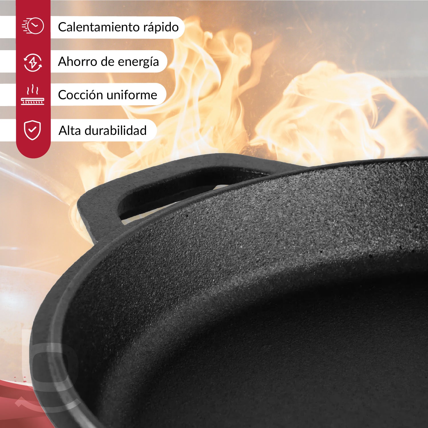 Pack De 2 Sartenes Hierro Fundido 26 Cm