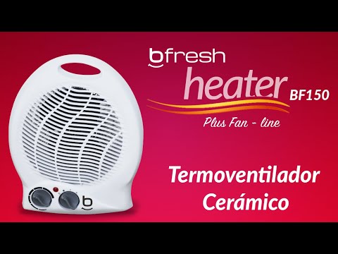 Termoventilador Eléctrico Portátil 2000W Blanco 3 Niveles BFresh